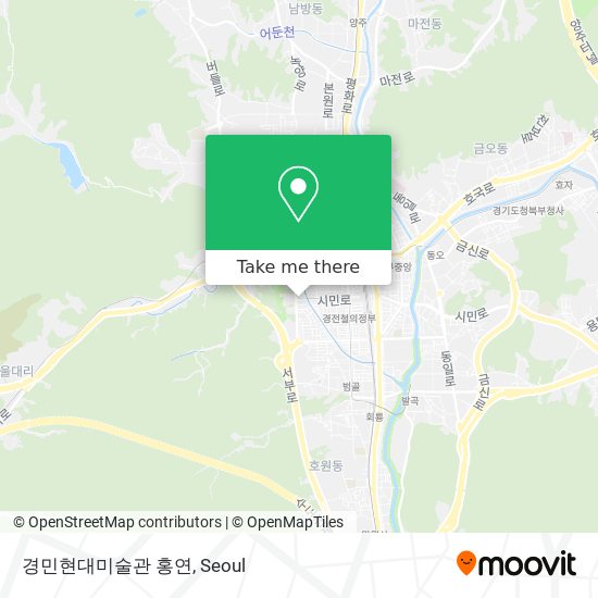 경민현대미술관 홍연 map