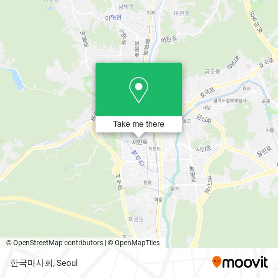 한국마사회 map