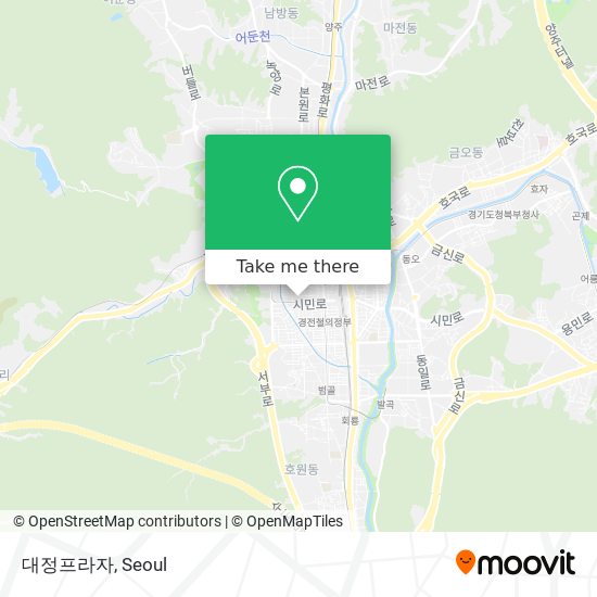 대정프라자 map