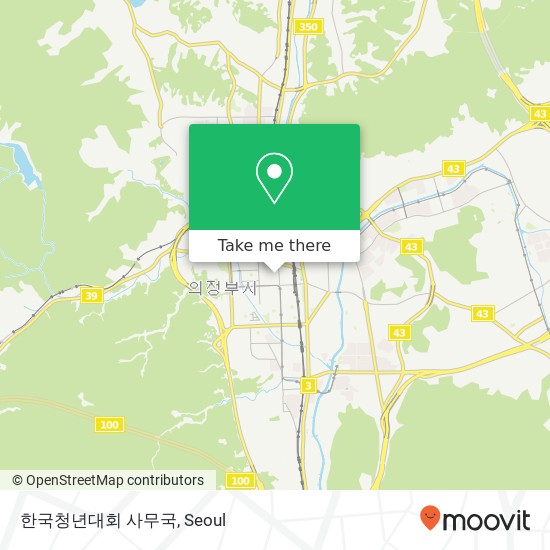 한국청년대회 사무국 map