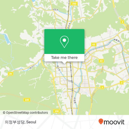 의정부성당 map