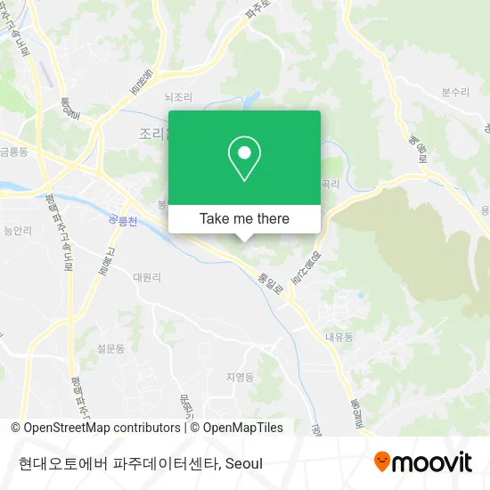 현대오토에버 파주데이터센타 map