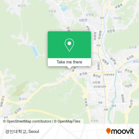 경민대학교 map