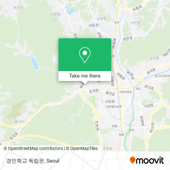 경민학교 독립문 map