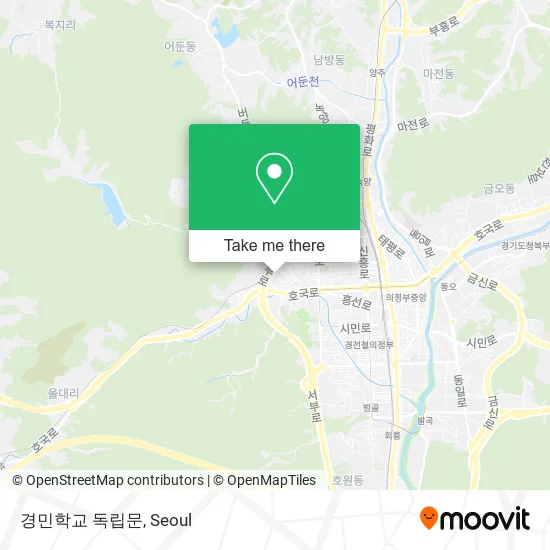 경민학교 독립문 map
