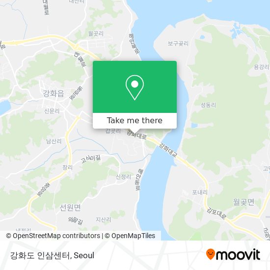 강화도 인삼센터 map