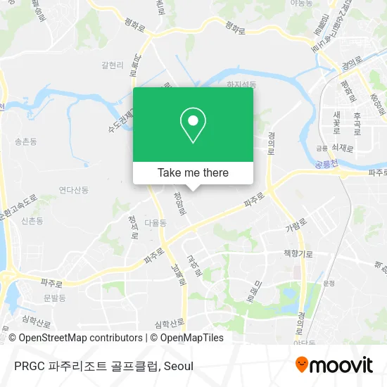 PRGC 파주리조트 골프클럽 map