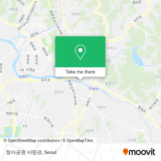청아공원 사랑관 map