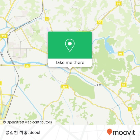 봉일천 취홍 map