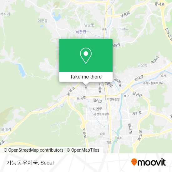 가능동우체국 map