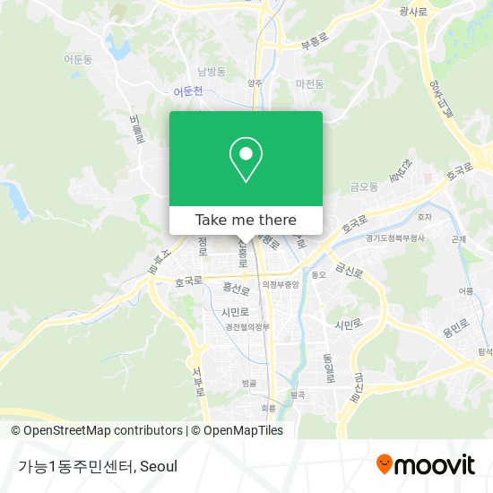 가능1동주민센터 map