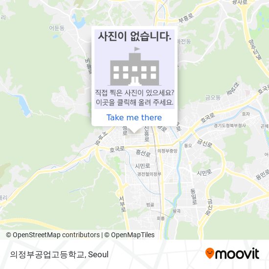 의정부공업고등학교 map