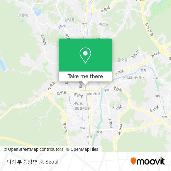 의정부중앙병원 map