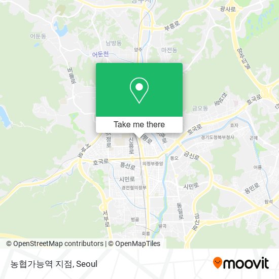 농협가능역 지점 map