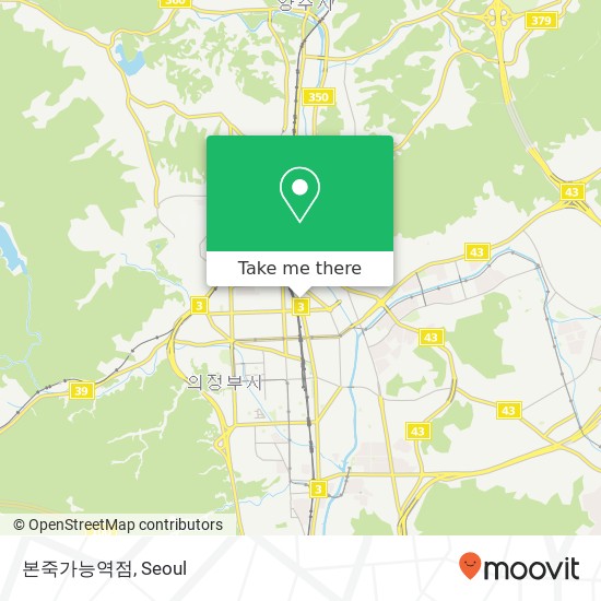 본죽가능역점 map