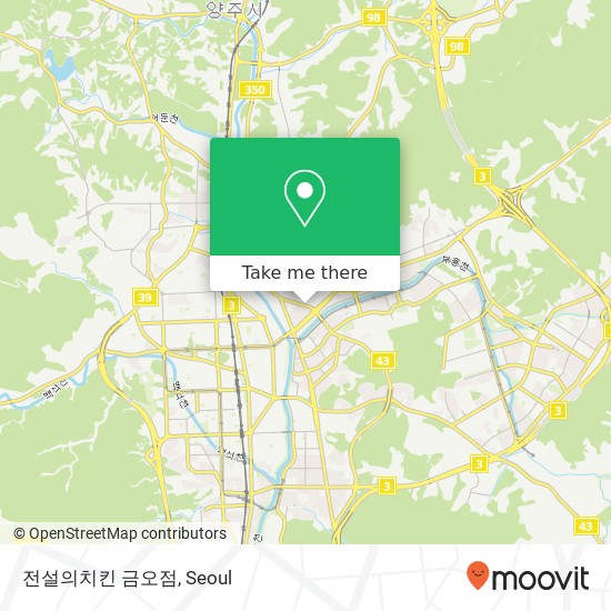 전설의치킨 금오점 map