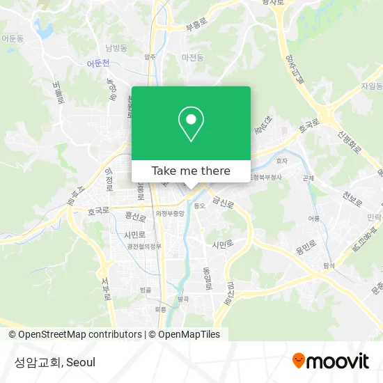 성암교회 map