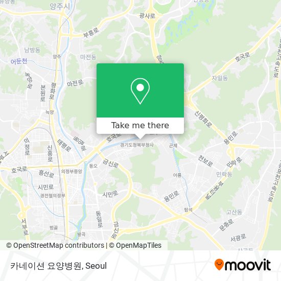 카네이션 요양병원 map