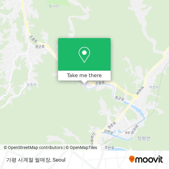 가평 사계절 썰매장 map