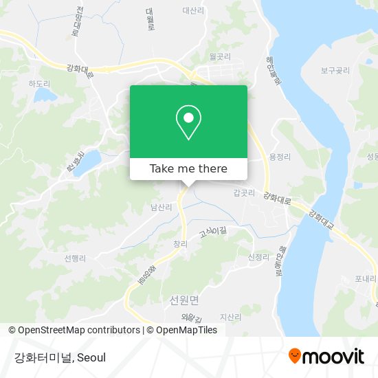 강화터미널 map