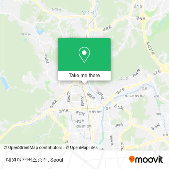대원여객버스종점 map
