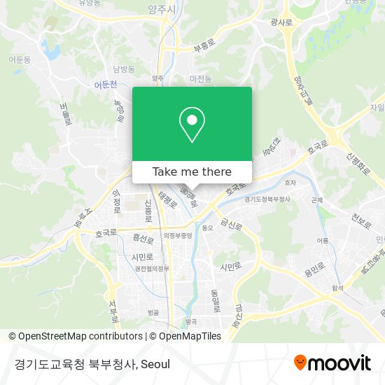 경기도교육청 북부청사 map