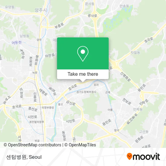 센텀병원 map