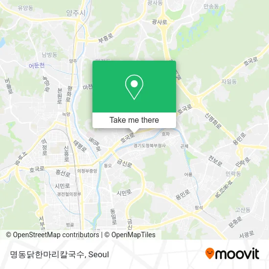 명동닭한마리칼국수 map