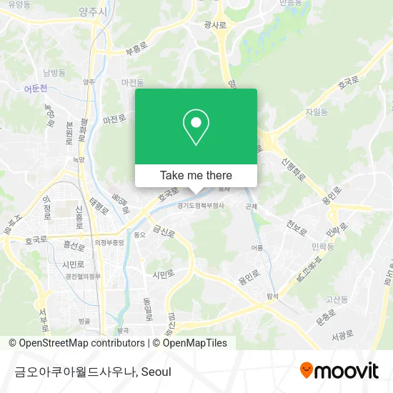 금오아쿠아월드사우나 map