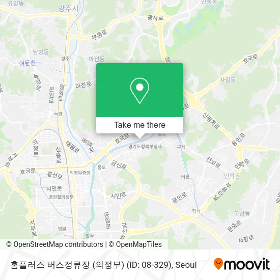 홈플러스 버스정류장 (의정부) (ID: 08-329) map