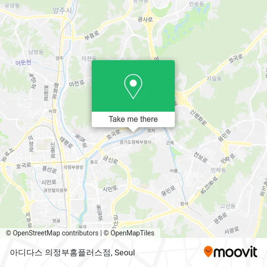 아디다스 의정부홈플러스점 map