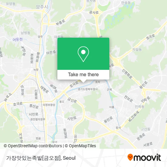가장맛있는족발[금오점] map