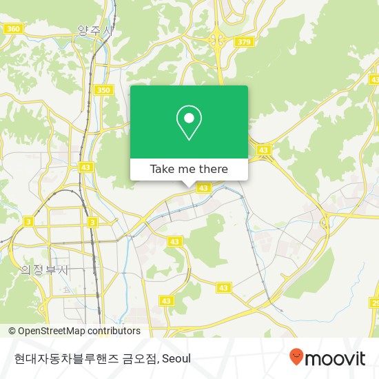 현대자동차블루핸즈 금오점 map