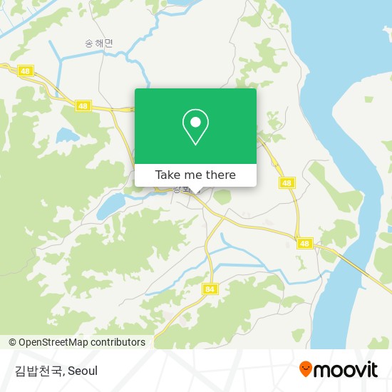 김밥천국 map