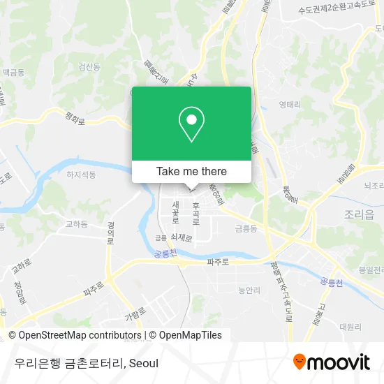 우리은행 금촌로터리 map