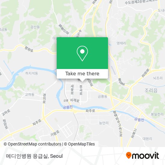 메디인병원 응급실 map