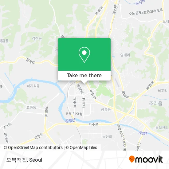 오복떡집 map