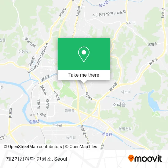 제2기갑여단 면회소 map