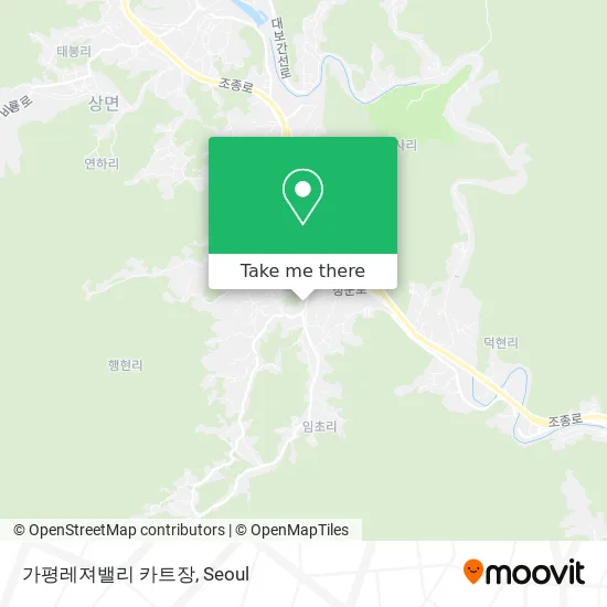 가평레져밸리 카트장 map