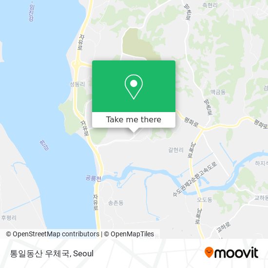 통일동산 우체국 map