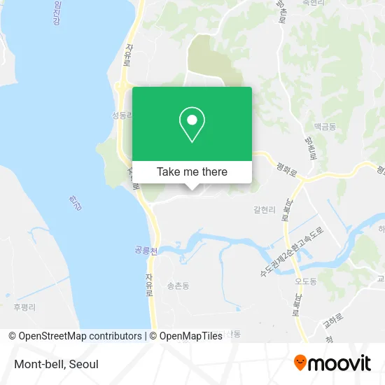 Mont-bell map