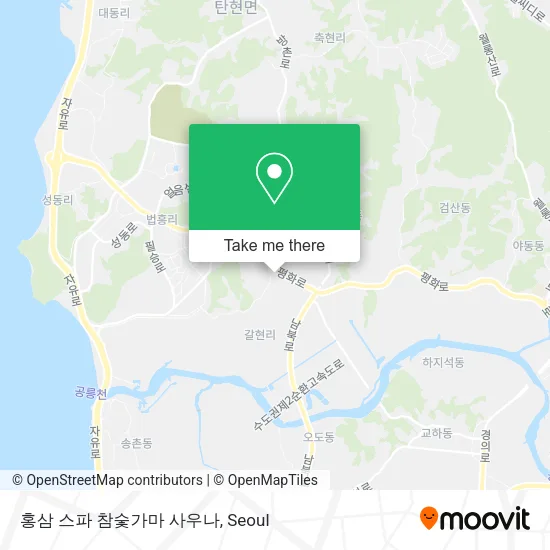 홍삼 스파 참숯가마 사우나 map