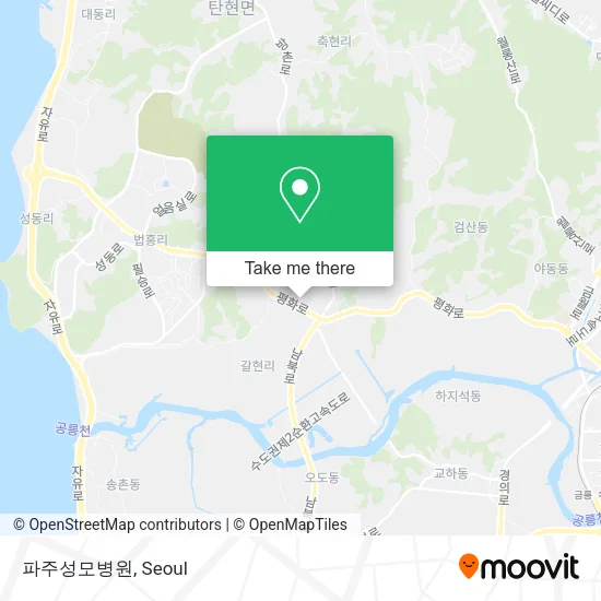 파주성모병원 map