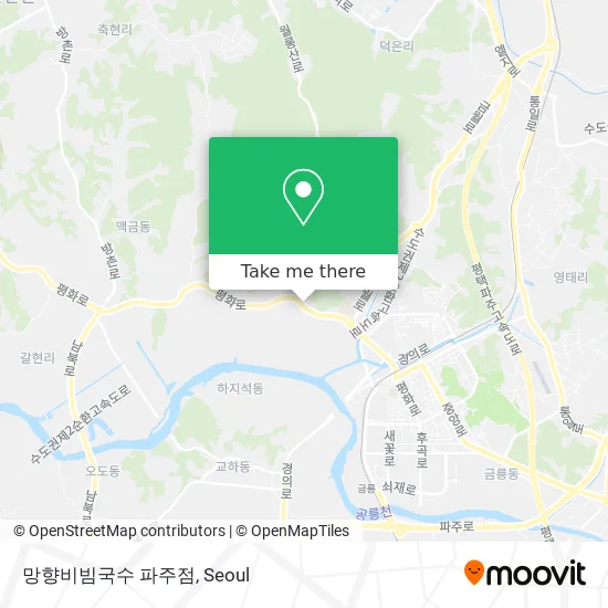 망향비빔국수 파주점 map