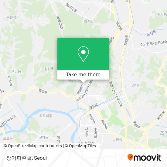장어파주골 map