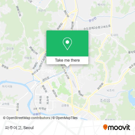 파주여고 map
