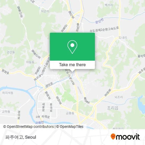 파주여고 map