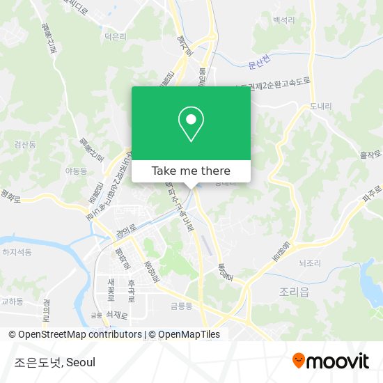 조은도넛 map