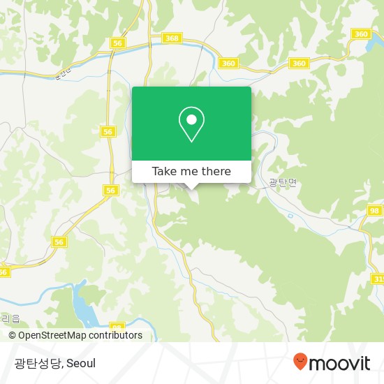 광탄성당 map