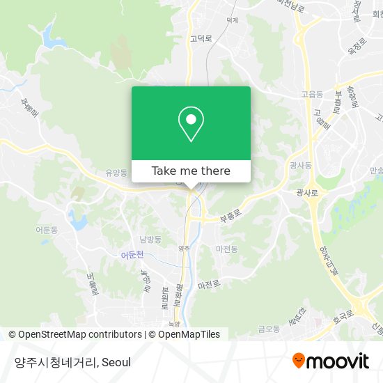 양주시청네거리 map